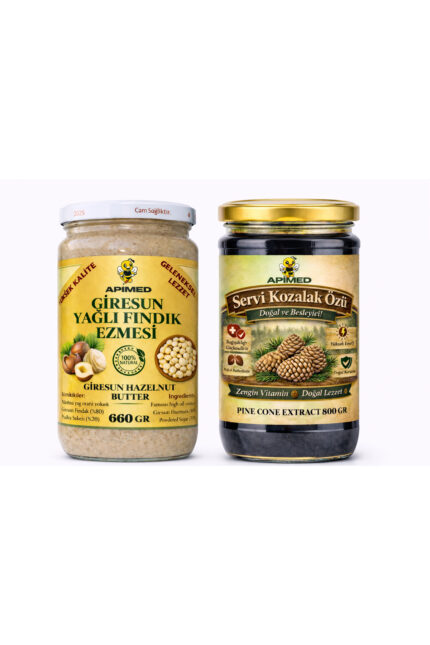 Servi Kozalak Özü 800 GR VE 🌰 Giresun Yağlı Fındık Ezmesi 660 GR