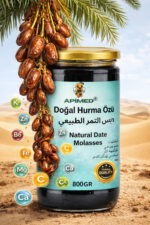Doğal Hurma Özü 2*800 gr Katkısız Hurma Pekmezi – Şekersiz, Yoğun Kıvamlı, Enerji Kaynağı - Görsel 4