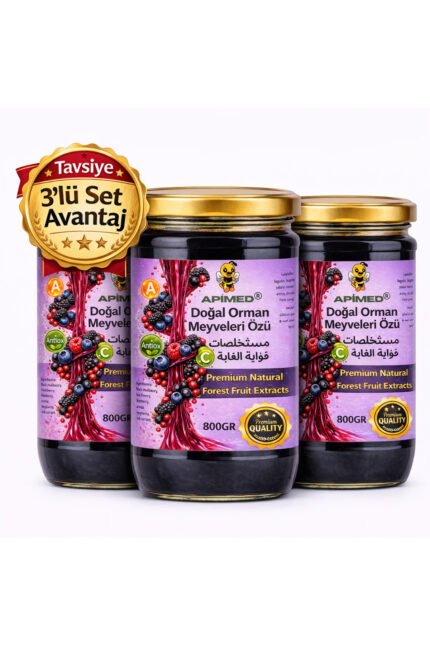 DOĞAL & KATKISIZ ORMAN MEYVELERİ ÖZÜ 3*800GR HARİKA FIRSAT
