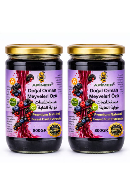Karışık Orman Meyvesi Özü 2*800GR (Böğürtlen, Yaban Mersini, Frambuaz,Ahududu,Frenk Üzümü,Aronya)