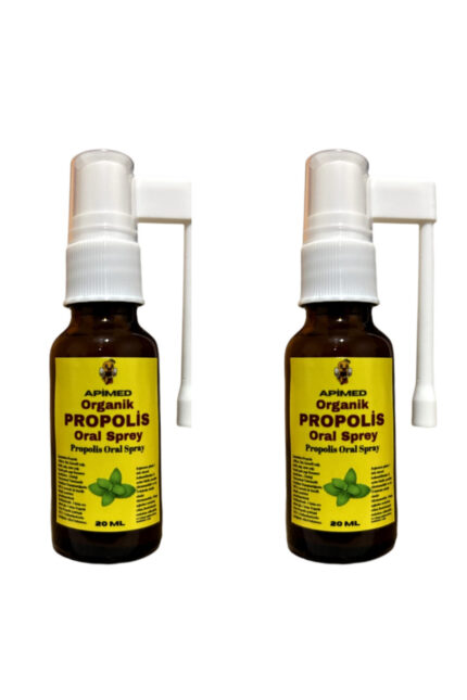 Propolis Oral Sprey – Bitkisel Yağ Karışımlı, Alkolsüz (2*20 ML)