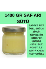 Muhteşem Firsat (1400gr) Saf Ari Sütü Strafor Kutuda Buz Poşeti̇ İle Gönderi̇m+tahta Kaşik