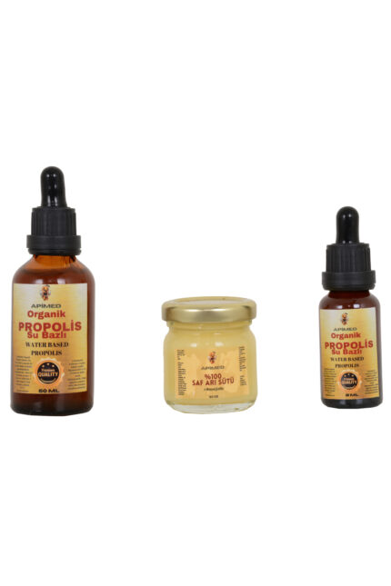 PROPOLİS SU BAZLI(20ML)+ARI SÜTÜ(40GR)+PROPOLİS SU BAZLI(50GR)