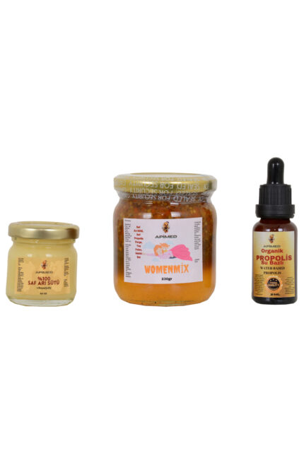 WOMENMİX(230GR) ve TOZ PROPOLİS(100GR) ve PROPOLİS SU BAZLI(20ML)