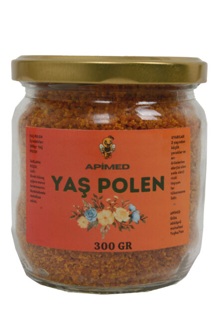 Doğal Yaş Polen 300 g | İşlem Görmemiş Taze Arı Poleni | Yüksek Besin Değerli
