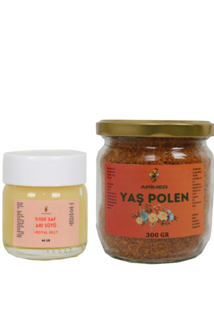 ARI SÜTÜ (40GR) (PLASTİK KAPAK)+YAŞ POLEN (300GR)