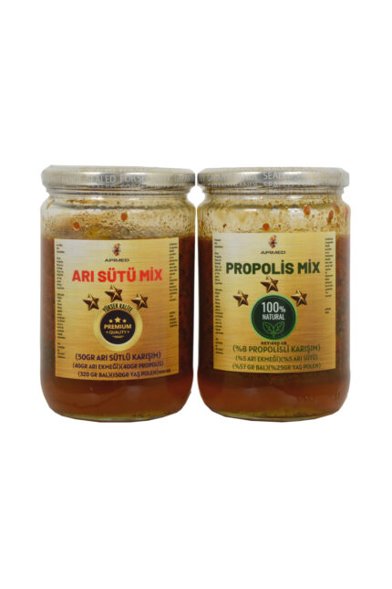 PROPOLİSMİX %100 DOĞAL ŞİFA KARIŞIM ve ARISÜTÜMİX(600GR) PREMİUM AVANTAJ SETİ