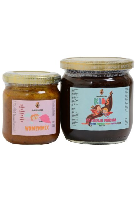 Kıds 400 gr Ve Womenmix 200 gr Hanım Karışımı Arı Sütü Arı Ekmeği+Propolis+Yaş Polen+Bal