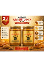 Arısütü Mix 2'li SET 2*700 gr - Arı Sütü, Yaş Polen, Propolis, Perga ve Bal Karışımı -