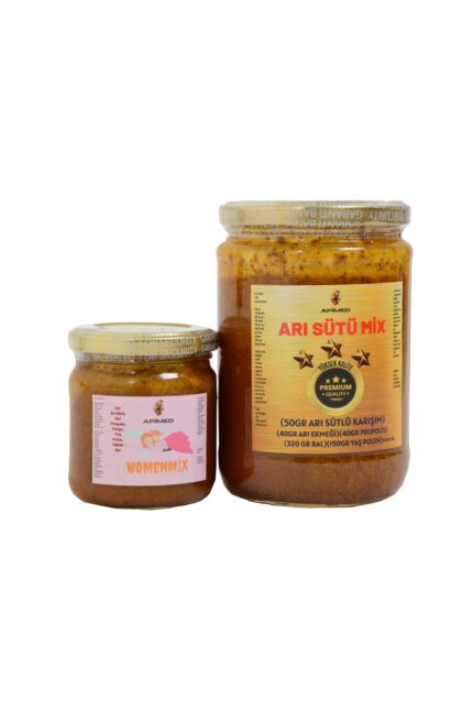 Arı Sütü Mix(600gr) Ve Womenmix (200gr)hanım Karışımı Arı Sütü+arı Ekmeği+propolis+yaş Polen+bal