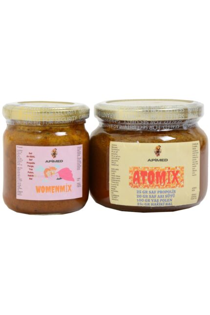 Atomix Ve Womenmix Hanım Karışımı Arı Sütü+arı Ekmeği+propolis+yaş Polen+bal