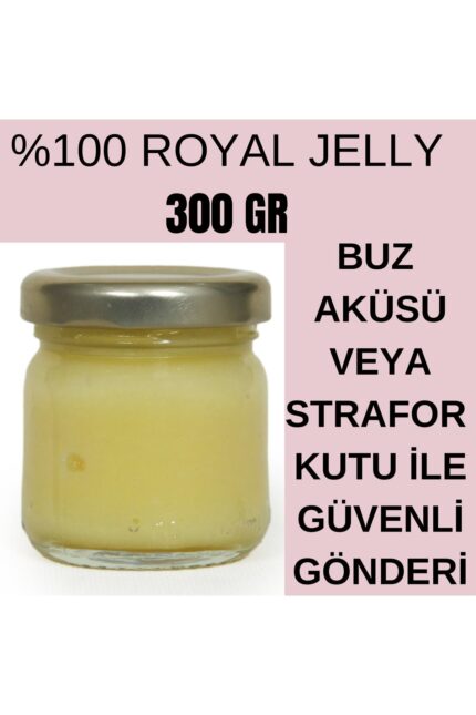 %100 Saf Arı Sütü 300 Gr – Katkısız Doğal Royal Jelly – Soğuk Zincir Gönderim