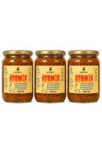 YENİ Atomix Honey Mix 3*500g | Royal Jelly + Propolis + Fresh Bee Pollen + Natural Honey