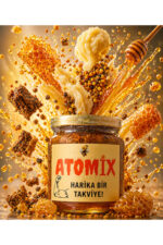YENİ Atomix Honey Mix 3*500g | Royal Jelly + Propolis + Fresh Bee Pollen + Natural Honey - Görsel 3