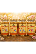 Ballı Polen ve Arı Sütü 4*700GR – %100 Doğal Arı Ürünleri Karışımı | Energy Booster, , Royal Jelly & Bee Pollen Mix
