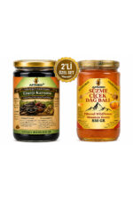 Enerji Karışımı 800 GR – Keçiboynuzu Özü, Hurma Özü ve Propolis ve Süzme Çiçek Balı 850gr