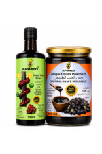 Doğal Nar Ekşisi 700GR Katkısız Doğal Nar Ekşisi ve Üzüm Pekmezi 800gr Harika 2li set